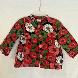 YOBABY Quilted Floral Coat